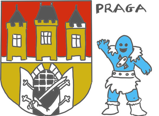 Ville de Prague, capitale de Bohème